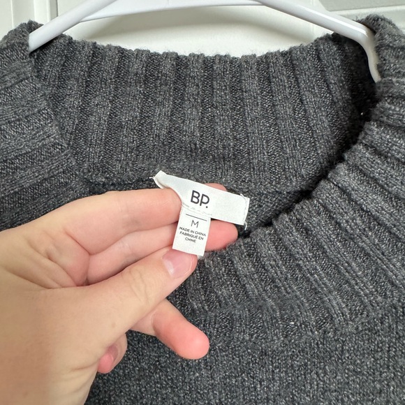 BP Charcoal Knit Sweater Dress - Picture 2 of 4